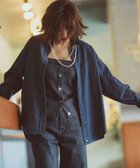 【23区/NIJYUSANKU】の【洗える】ライトダンガリー 2WAY シャツ 人気、トレンドファッション・服の通販 founy(ファニー) ファッション Fashion レディースファッション Fashion for Women トップス・カットソー Cut & Sew Tops シャツ・ブラウス・オフィスカジュアル Elegant Blouses & Button-Ups インディゴ Indigo Denim 洗える Machine Washable ダンガリー Dungaree, Chambray デニム Denim, Jeans Material メタル Metal, Metal Parts A/W・秋冬 Autumn/Winter 冬 Winter / This Winter 2024年 2024 2024-2025秋冬・A/W Autumn/Winter 2024–25 AW24–25 thumbnail ネイビー系|ID: prp329100004729889 ipo3291000000036151620