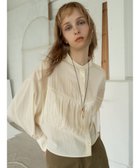 【テチチ/Te chichi】のフリンジショートシャツ《2025Autumn catalog vol.2 item》 オフホワイト|ID: prp329100004729900 ipo3291000000034313424