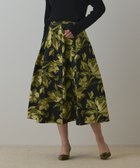 【グレース コンチネンタル/GRACE CONTINENTAL】のラメフラワージャガードスカート イエロー|ID: prp329100004729905 ipo3291000000035635237