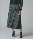 【グレース コンチネンタル/GRACE CONTINENTAL】のドットコンビスカート ブラック|ID: prp329100004729906 ipo3291000000034313390