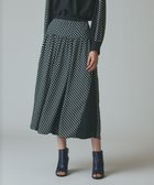 【グレース コンチネンタル/GRACE CONTINENTAL】のドットコンビスカート ブラック|ID: prp329100004729906 ipo3291000000035852549