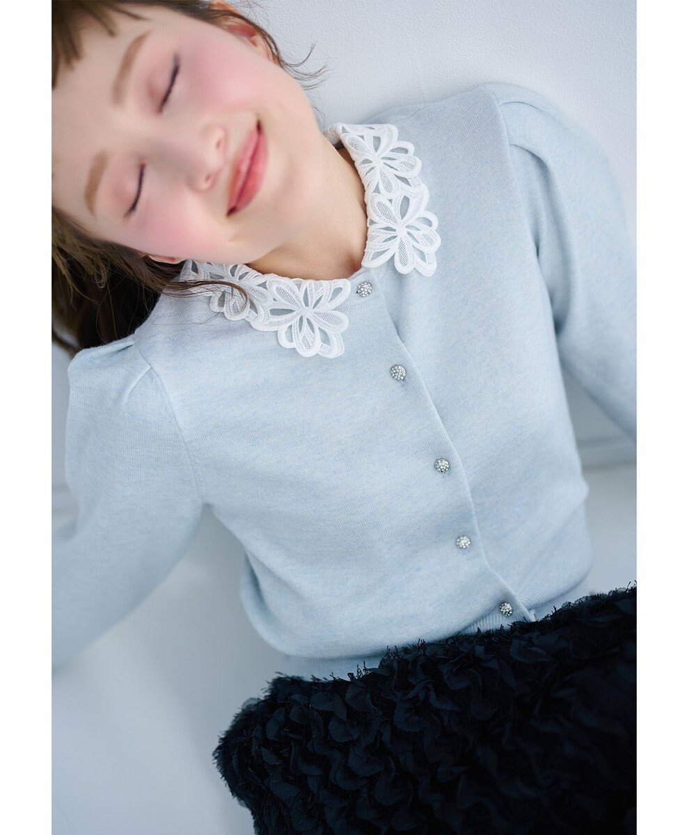 【トッカ/TOCCA】の【百田夏菜子さん着用】MOONLIT MUSE カーディガン インテリア・キッズ・メンズ・レディースファッション・服の通販 founy(ファニー) ファッション Fashion レディースファッション Fashion for Women トップス・カットソー Cut & Sew Tops カーディガン・羽織り Layered Style Cardigans 2025年 2025 2025-2026秋冬・A/W Autumn/Winter 2025–26 AW25–26 冬 Winter / This Winter ウォーム Warm Fabric カーディガン Cardigan, Knitwear レース Lace, Lace Fabric エレガント 上品 Elegant 夏 Summer A/W・秋冬 Autumn/Winter グレー系|ID: prp329100004729915 ipo3291000000034168930