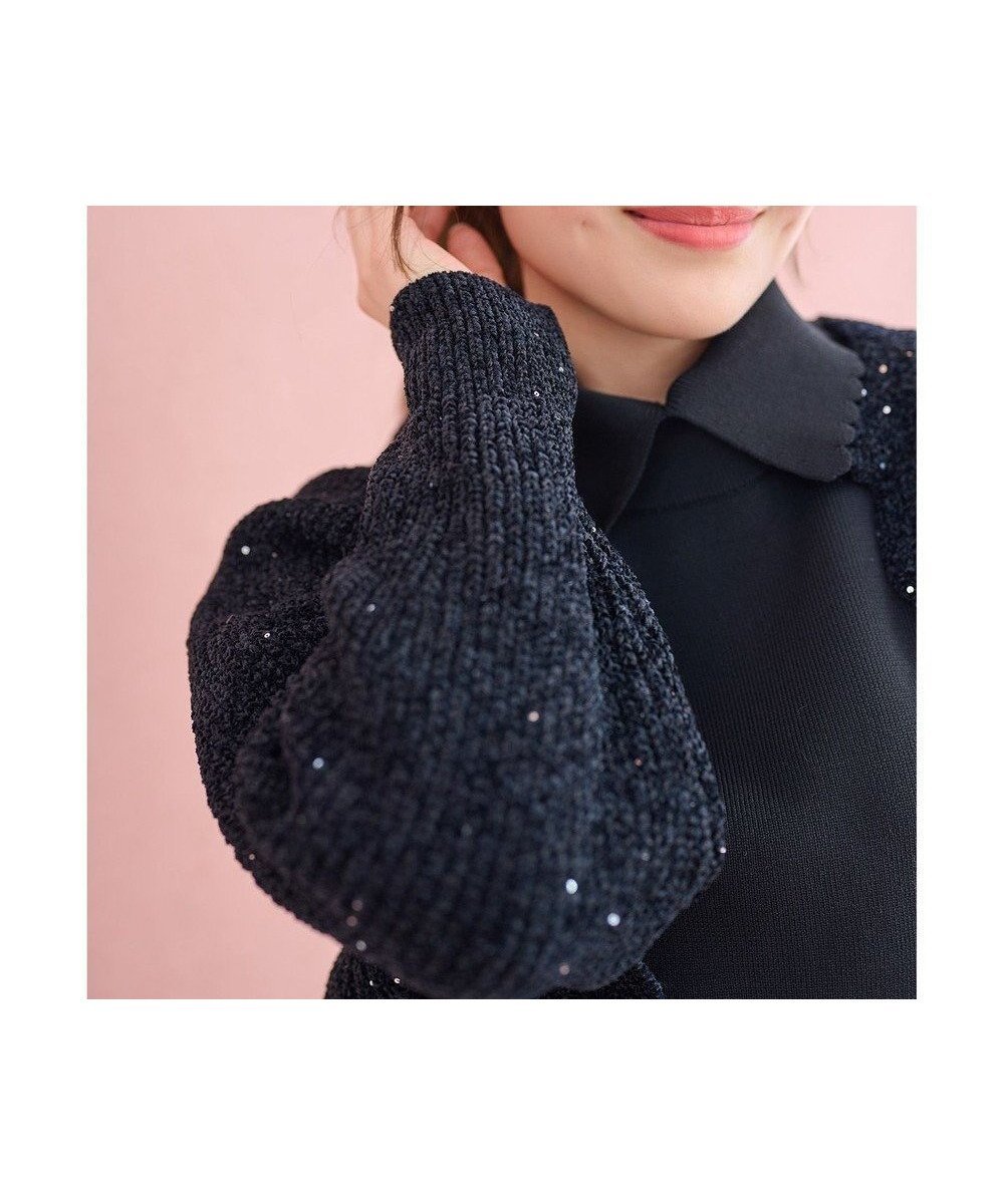 【トッカ/TOCCA】の【百田夏菜子さん着用】MIDNIGHT STAR ボレロ 人気、トレンドファッション・服の通販 founy(ファニー) 　ファッション　Fashion　レディースファッション　Fashion for Women　アウター　Coat / Outerwear Collection　ボレロ・ショート丈ジャケット / ドレス羽織りに　Boleros & Short Jackets　エレガント 上品　Elegant　スパンコール　Sequins, Sequin Embellishment　デニム　Denim, Jeans Material　トレンド　Trend, Trending Now　ドレス　Dress, One-Piece　ベロア　Velour, Soft Velvet　ボレロ　Bolero, Short Cardigan　A/W・秋冬　Autumn/Winter　冬　Winter / This Winter　夏　Summer　2025年　2025　2025-2026秋冬・A/W　Autumn/Winter 2025–26 AW25–26　 other-1|ID: prp329100004729920 ipo3291000000035852712