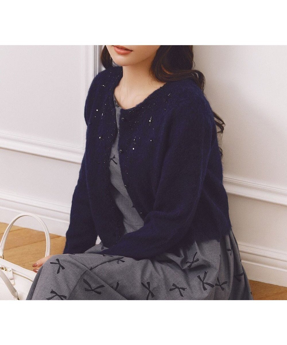 【トッカ/TOCCA】のMIDNIGHT STAR カーディガン インテリア・キッズ・メンズ・レディースファッション・服の通販 founy(ファニー) ファッション Fashion レディースファッション Fashion for Women トップス・カットソー Cut & Sew Tops カーディガン・羽織り Layered Style Cardigans 2025年 2025 2025-2026秋冬・A/W Autumn/Winter 2025–26 AW25–26 冬 Winter / This Winter カーディガン Cardigan, Knitwear ロマンティック Romantic, Feminine Style A/W・秋冬 Autumn/Winter ネイビー系|ID: prp329100004729922 ipo3291000000034567758