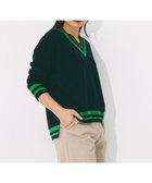 【アイシービー/iCB】のハイゲージソフトウール チルデンVネックプルオーバー 人気、トレンドファッション・服の通販 founy(ファニー) ファッション Fashion レディースファッション Fashion for Women トップス・カットソー Cut & Sew Tops ニット Knit Tops & Sweaters カジュアルプルオーバー・ニットトップス Pullovers & Knit Tops / Casual Pullovers Vネックトップス V-Neck Tops / V-Cut Neckline Shirts シンプル Simple, Minimal セーター Sweater, Knitwear A/W・秋冬 Autumn/Winter エレガント 上品 Elegant 2025年 2025 2025-2026秋冬・A/W Autumn/Winter 2025–26 AW25–26 thumbnail ネイビー×グリーン系|ID: prp329100004729924 ipo3291000000034619573