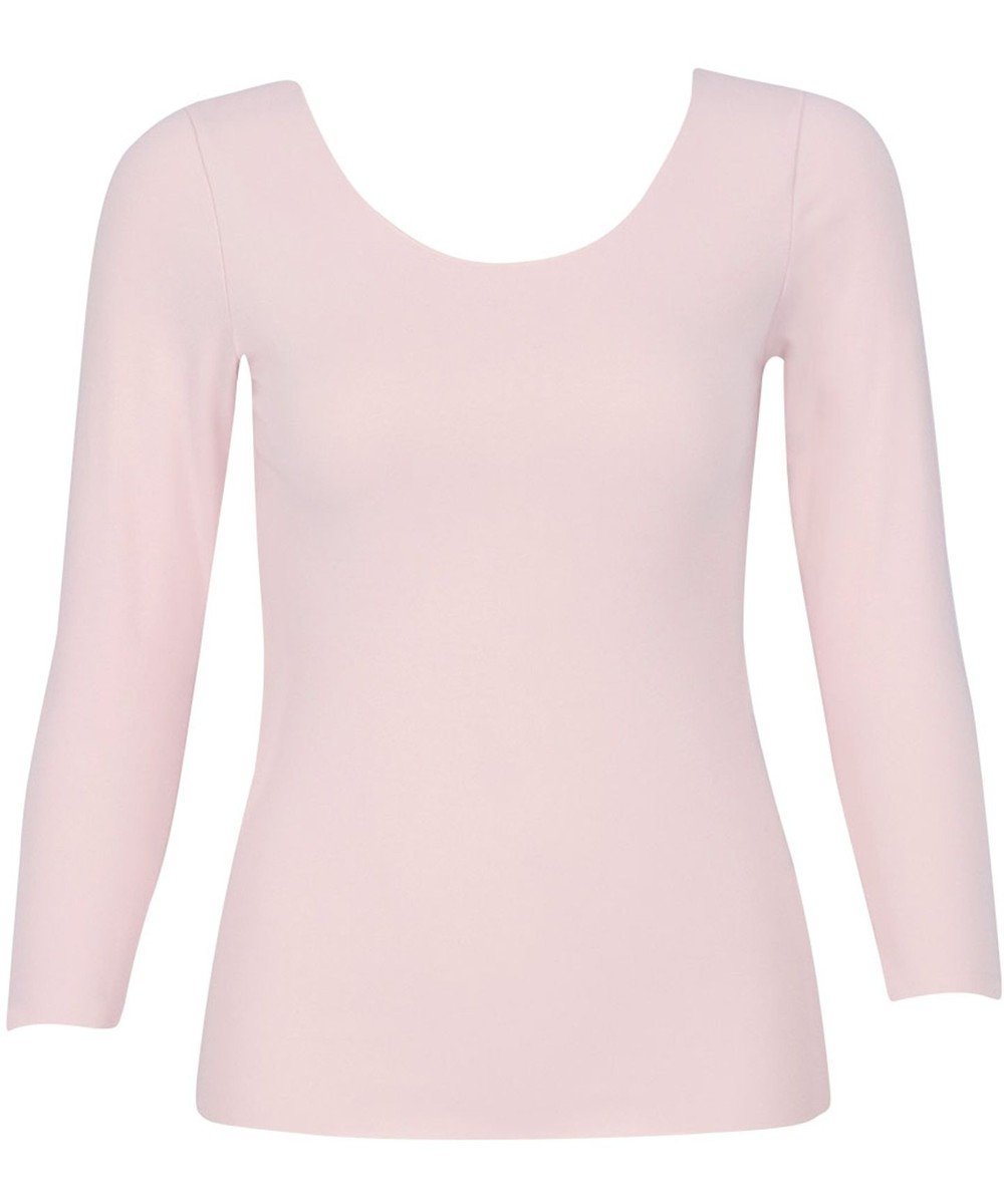 【ウィング/Wing】のあったかインナー 綿100%(肌側) アウターにひびきにくい ムレにくい 【綿の贅沢 ここちフラット】 8分袖 長袖 秋 冬 EL4873 ウイング/ワコール インテリア・キッズ・メンズ・レディースファッション・服の通販 founy(ファニー) 　ファッション　Fashion　レディースファッション　Fashion for Women　アウター　Coat / Outerwear Collection　トップス・カットソー　Cut & Sew Tops　ニット　Knit Tops & Sweaters　なめらか　Smooth, Silky Texture　アンダー　Underwear Essentials　インナー　Innerwear　カッティング　Cutting Detail　フィット　Fit, Slim Fit　フラット　Flat, Flat Shoes　冬　Winter / This Winter　秋　Autumn　A/W・秋冬　Autumn/Winter　長袖　Long Sleeve, Full Sleeve　ピンク|ID: prp329100004729940 ipo3291000000035724254