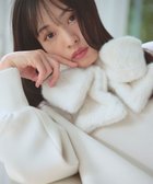 【フェルゥ/Feroux】のリボンファー ティペット アイボリー系|ID: prp329100004729965 ipo3291000000035569506