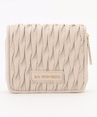 【ラ バガジェリー/LA BAGAGERIE】のシープレザープリーツ加工二つ折り財布 アイボリー|ID: prp329100004729970 ipo3291000000034313406