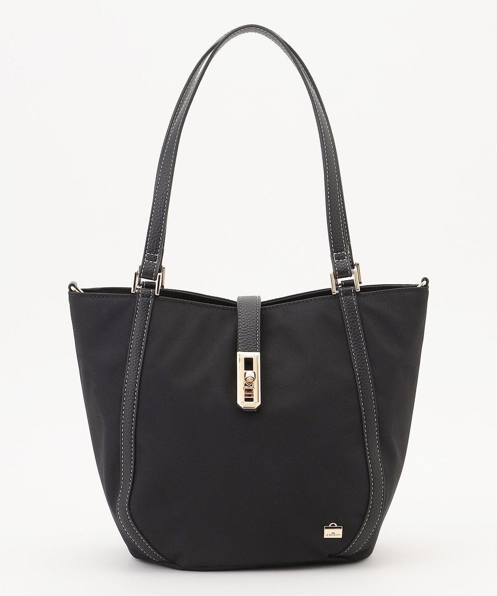 【ラ バガジェリー/LA BAGAGERIE】のポリエステルオックス2wayトート インテリア・キッズ・メンズ・レディースファッション・服の通販 founy(ファニー) ファッション Fashion レディースファッション Fashion for Women バッグ Bags ショルダー Shoulder, Shoulder Strap シンプル Simple, Minimal スマート Smart, Elegant フォルム Silhouette, Form ポケット Pocket, Pocket Detail ブラック|ID: prp329100004729971 ipo3291000000034169170