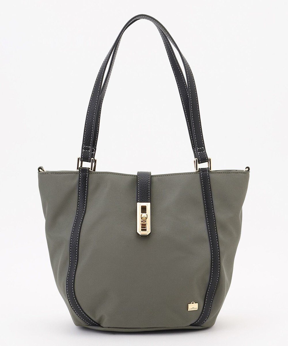 【ラ バガジェリー/LA BAGAGERIE】のポリエステルオックス2wayトート インテリア・キッズ・メンズ・レディースファッション・服の通販 founy(ファニー) ファッション Fashion レディースファッション Fashion for Women バッグ Bags ショルダー Shoulder, Shoulder Strap シンプル Simple, Minimal スマート Smart, Elegant フォルム Silhouette, Form ポケット Pocket, Pocket Detail グレー|ID: prp329100004729971 ipo3291000000034169171