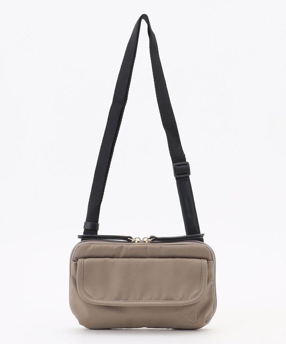 【ラ バガジェリー/LA BAGAGERIE】の【maison vert】 【撥水】撥水ナイロン多機能ポシェット インテリア・キッズ・メンズ・レディースファッション・服の通販 founy(ファニー) ファッション Fashion レディースファッション Fashion for Women 軽量 Lightweight, Ultra Light ショルダー Shoulder, Shoulder Strap スマート Smart, Elegant 財布 Wallet, Purse ポケット Pocket, Pocket Detail ポシェット Pochette, Mini Bag メッシュ Mesh, Net Fabric リップ Lip, Lip Motif グレージュ|ID: prp329100004729972 ipo3291000000034269822