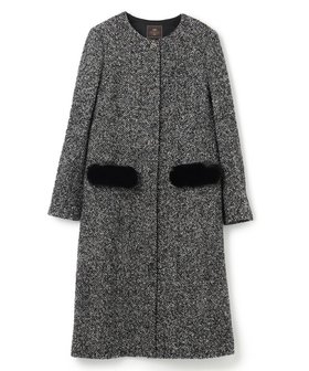 【トッカ/TOCCA】の【消臭】SNOWBERRY POCKET TWEED コート 人気、トレンドファッション・服の通販 founy(ファニー) ファッション Fashion レディースファッション Fashion for Women アウター Coat / Outerwear Collection コート・ロングコート・ピーコート Long Coats, Peacoats & More レディースジャケット・軽アウター Jackets ジャケット Jacket, Outerwear ツイード Twill, Twill Weave フェイクファー Faux Fur, Imitation Fur ポケット Pocket, Pocket Detail メタル Metal, Metal Parts ループ Loop, Loop Knit A/W・秋冬 Autumn/Winter 冬 Winter / This Winter 新作・新入荷 New Arrivals / New In 2025年 2025 2025-2026秋冬・A/W Autumn/Winter 2025–26 AW25–26 |ID:prp329100004729974