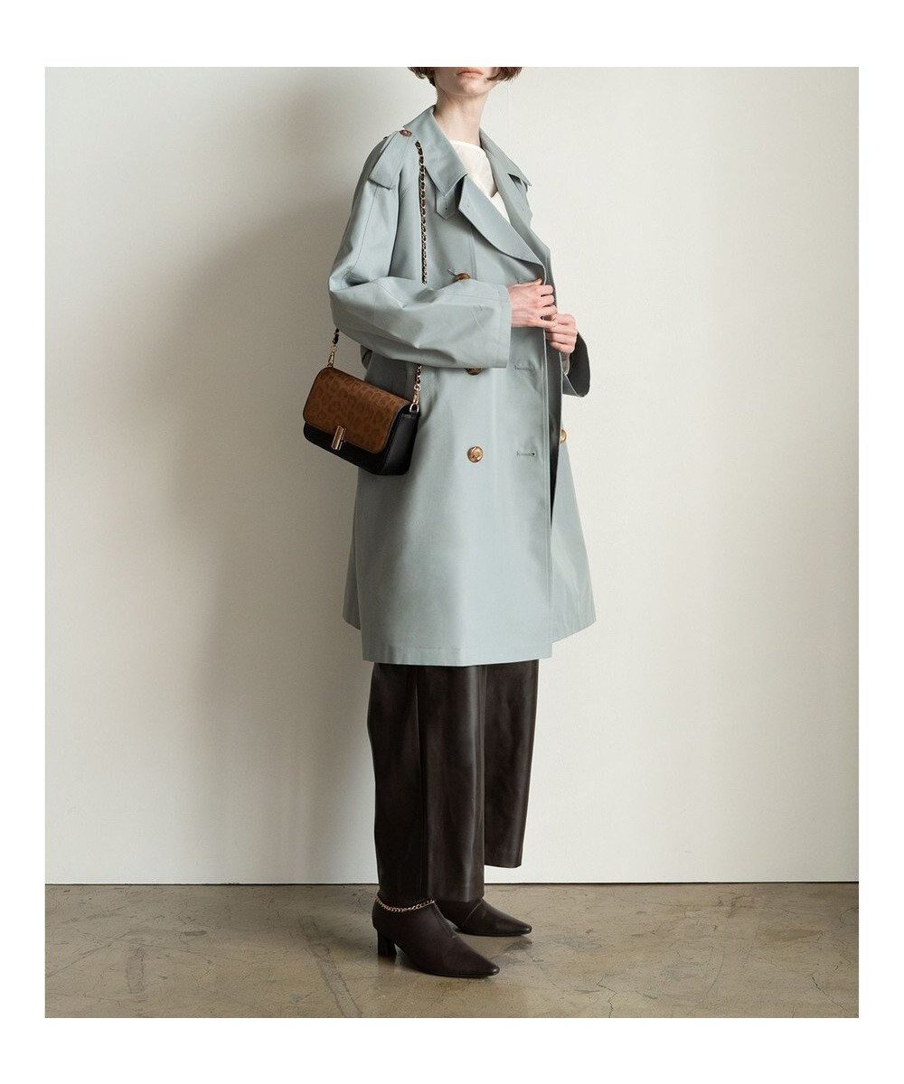 【テチチ/Te chichi】のオーバーサイズトレンチコート《2025Autumn catalog vol.2 item》 インテリア・キッズ・メンズ・レディースファッション・服の通販 founy(ファニー) ファッション Fashion レディースファッション Fashion for Women アウター Coat / Outerwear Collection コート・ロングコート・ピーコート Long Coats, Peacoats & More レディースジャケット・軽アウター Jackets トレンチコート / 春秋の定番アウター Trench Coats 2025年 2025 2025-2026秋冬・A/W Autumn/Winter 2025–26 AW25–26 ジャケット Jacket, Outerwear ベーシック Basic, Essential エレガント 上品 Elegant 夏 Summer S/S・春夏 SS, Spring/Summer, Warm Season A/W・秋冬 Autumn/Winter ブルー|ID: prp329100004729976 ipo3291000000034169187