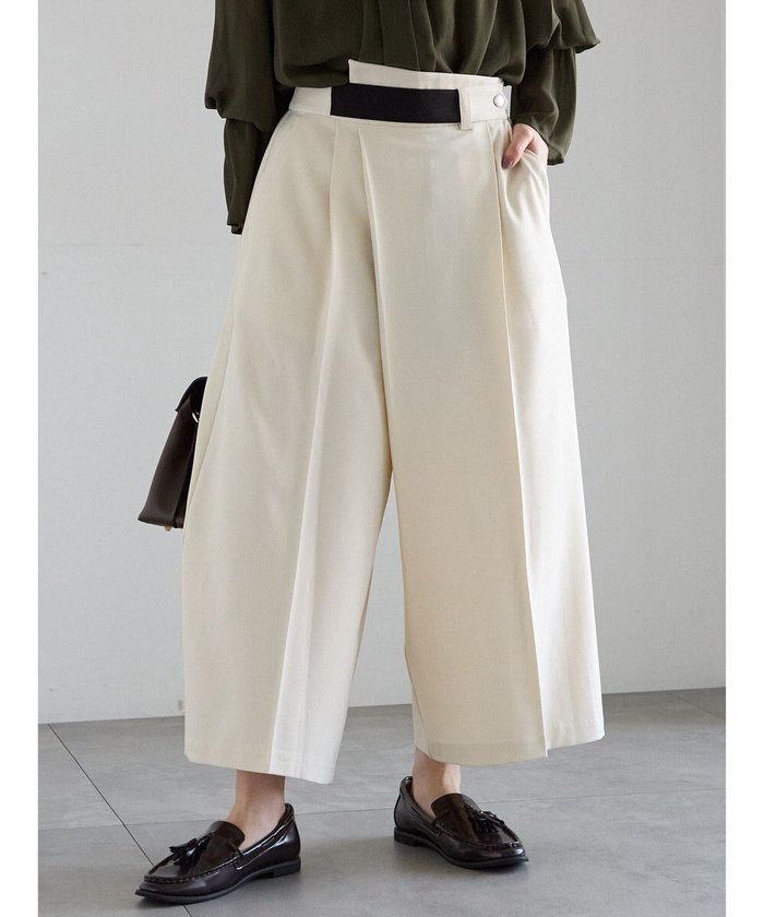 【テチチ/Te chichi】のアシメクロップドパンツ インテリア・キッズ・メンズ・レディースファッション・服の通販 founy(ファニー) https://founy.com/ ファッション Fashion レディースファッション Fashion for Women パンツ Pants & Trousers カットソー Cut and Sewn Top クロップド Cropped, Short Length ダウン Down, Puffer フロント Front, Front Design ボトム Bottoms, Lower Wear エレガント 上品 Elegant 夏 Summer S/S・春夏 SS, Spring/Summer, Warm Season A/W・秋冬 Autumn/Winter ビジネス 仕事 通勤 Business / Work / Commuting |ID: prp329100004729977 ipo3291000000034169188