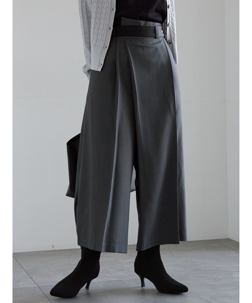 【テチチ/Te chichi】のアシメクロップドパンツ インテリア・キッズ・メンズ・レディースファッション・服の通販 founy(ファニー) ファッション Fashion レディースファッション Fashion for Women パンツ Pants & Trousers カットソー Cut and Sewn Top クロップド Cropped, Short Length ダウン Down, Puffer フロント Front, Front Design ボトム Bottoms, Lower Wear エレガント 上品 Elegant 夏 Summer S/S・春夏 SS, Spring/Summer, Warm Season A/W・秋冬 Autumn/Winter ビジネス 仕事 通勤 Business / Work / Commuting グレー|ID: prp329100004729977 ipo3291000000034169190