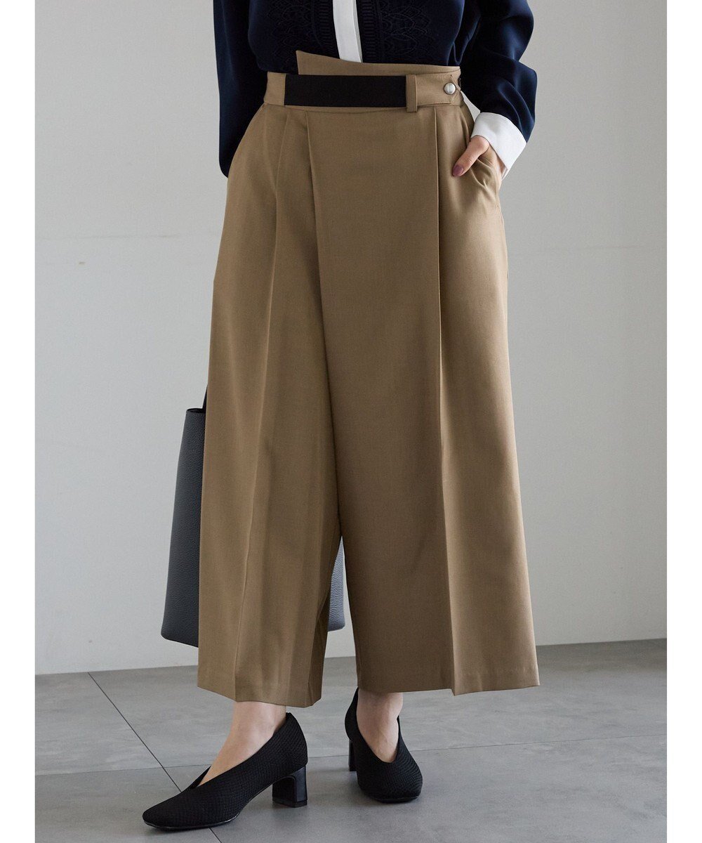 【テチチ/Te chichi】のアシメクロップドパンツ インテリア・キッズ・メンズ・レディースファッション・服の通販 founy(ファニー) ファッション Fashion レディースファッション Fashion for Women パンツ Pants & Trousers カットソー Cut and Sewn Top クロップド Cropped, Short Length ダウン Down, Puffer フロント Front, Front Design ボトム Bottoms, Lower Wear エレガント 上品 Elegant 夏 Summer S/S・春夏 SS, Spring/Summer, Warm Season A/W・秋冬 Autumn/Winter ビジネス 仕事 通勤 Business / Work / Commuting ブラウン|ID: prp329100004729977 ipo3291000000034169191