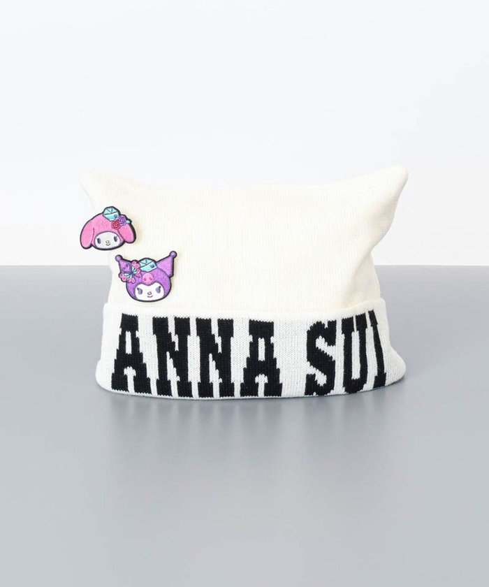 【アウロラ/AURORA】の【 ANNA SUI(アナ スイ)】マイメロディ クロミ 刺しゅうブローチ付きネコ耳ニットワッチ インテリア・キッズ・メンズ・レディースファッション・服の通販 founy(ファニー) https://founy.com/ ファッション Fashion レディースファッション Fashion for Women トップス・カットソー Cut & Sew Tops ニット Knit Tops & Sweaters キャップ&ハット Hats & Caps ガーリー Girly, Feminine Style ジャカード／ジャガード Jacquard, Woven Pattern ネコ Cat, Feline Motif フェミニン Feminine, Girly ブローチ Brooch, Pin Brooch ロマンティック Romantic, Feminine Style 帽子 Hat, Headwear |ID: prp329100004729979 ipo3291000000035852429