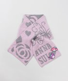 【アウロラ/AURORA】の【 ANNA SUI(アナ スイ)】マイメロディ クロミ 刺しゅうブローチ付きモールニットマフラー ピンク|ID: prp329100004729980 ipo3291000000035852450