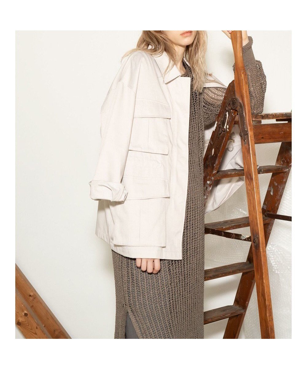 【テチチ/Te chichi】のミリタリージャケット《2025Autumn catalog vol.2 item》 人気、トレンドファッション・服の通販 founy(ファニー) 　ファッション　Fashion　レディースファッション　Fashion for Women　アウター　Coat / Outerwear Collection　レディースジャケット・軽アウター　Jackets　2025年　2025　2025-2026秋冬・A/W　Autumn/Winter 2025–26 AW25–26　ジャケット　Jacket, Outerwear　ドローコード　Drawcord, Drawstring Cord　バランス　Balance, Style Balance　ポケット　Pocket, Pocket Detail　ミリタリー　Military, Army Style　リラックス　Relax, Relaxed Fit　夏　Summer　S/S・春夏　SS, Spring/Summer, Warm Season　A/W・秋冬　Autumn/Winter　 other-1|ID: prp329100004729982 ipo3291000000036240851