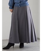 【テチチ/Te chichi】のサイドボタンピーチフレアスカート グレー|ID: prp329100004729984 ipo3291000000034169221