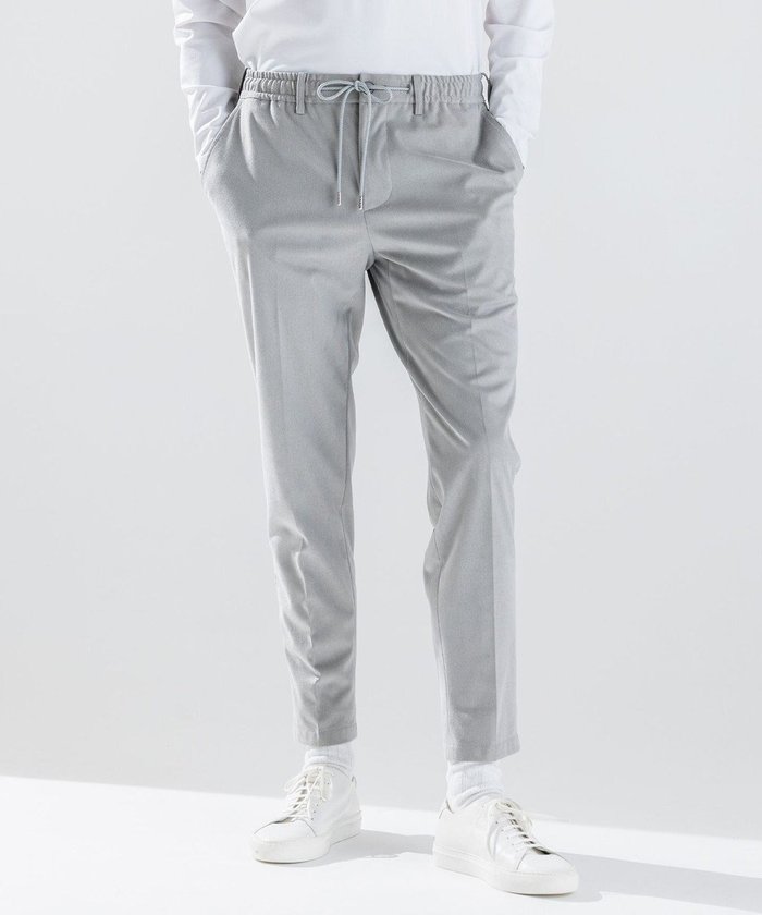 【ジョゼフ オム/JOSEPH HOMME / MEN】の【新素材】スムーススエードストレッチ ドロスト付テーパードパンツ / PEGG CONVERTIBLE インテリア・キッズ・メンズ・レディースファッション・服の通販 founy(ファニー) https://founy.com/ ファッション Fashion メンズファッション Fashion for Men ボトムス Bottoms おすすめ Recommended / Our Picks ウォッシャブル Machine Washable エレガント 上品 Elegant ストレッチ Stretch, Stretchy Fabric セットアップ Set-Up, Coordinated Outfit テーパード Tapered, Tapered Pants ドローコード Drawcord, Drawstring Cord ポケット Pocket, Pocket Detail ループ Loop, Loop Knit レギュラー Regular, Standard Fit A/W・秋冬 Autumn/Winter |ID: prp329100004731658 ipo3291000000035276569