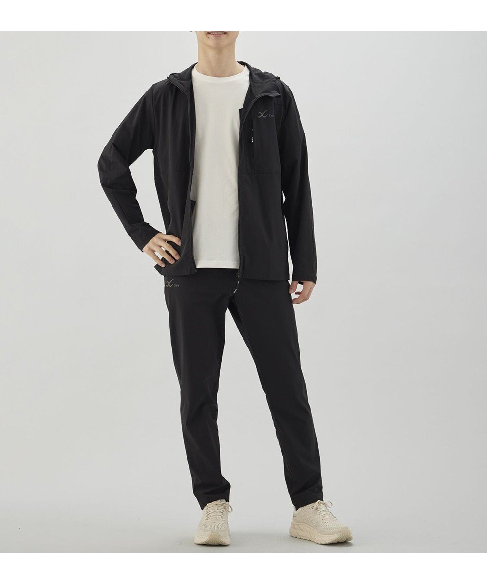 【シーダブリューエックス/CW-X / MEN】の【MEN】 CW-X ボトムス 足首丈 はっ水(本体) 布帛素材 UVカット率90%以上(本体) メンズ DHO309 /ワコール インテリア・キッズ・メンズ・レディースファッション・服の通販 founy(ファニー) 　ファッション　Fashion　メンズファッション　Fashion for Men　ボトムス　Bottoms　プリント　Print, Printed Pattern　ポケット　Pocket, Pocket Detail　メンズ　Men's, Menswear　ブラック|ID: prp329100004731659 ipo3291000000034176767