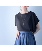 【エニー/ANY】の【洗濯機可/接触冷感/UVカット/アンチピリング】ドライポンチフレンチスリーブプルオーバー ブラック|ID: prp329100004731661 ipo3291000000034176806