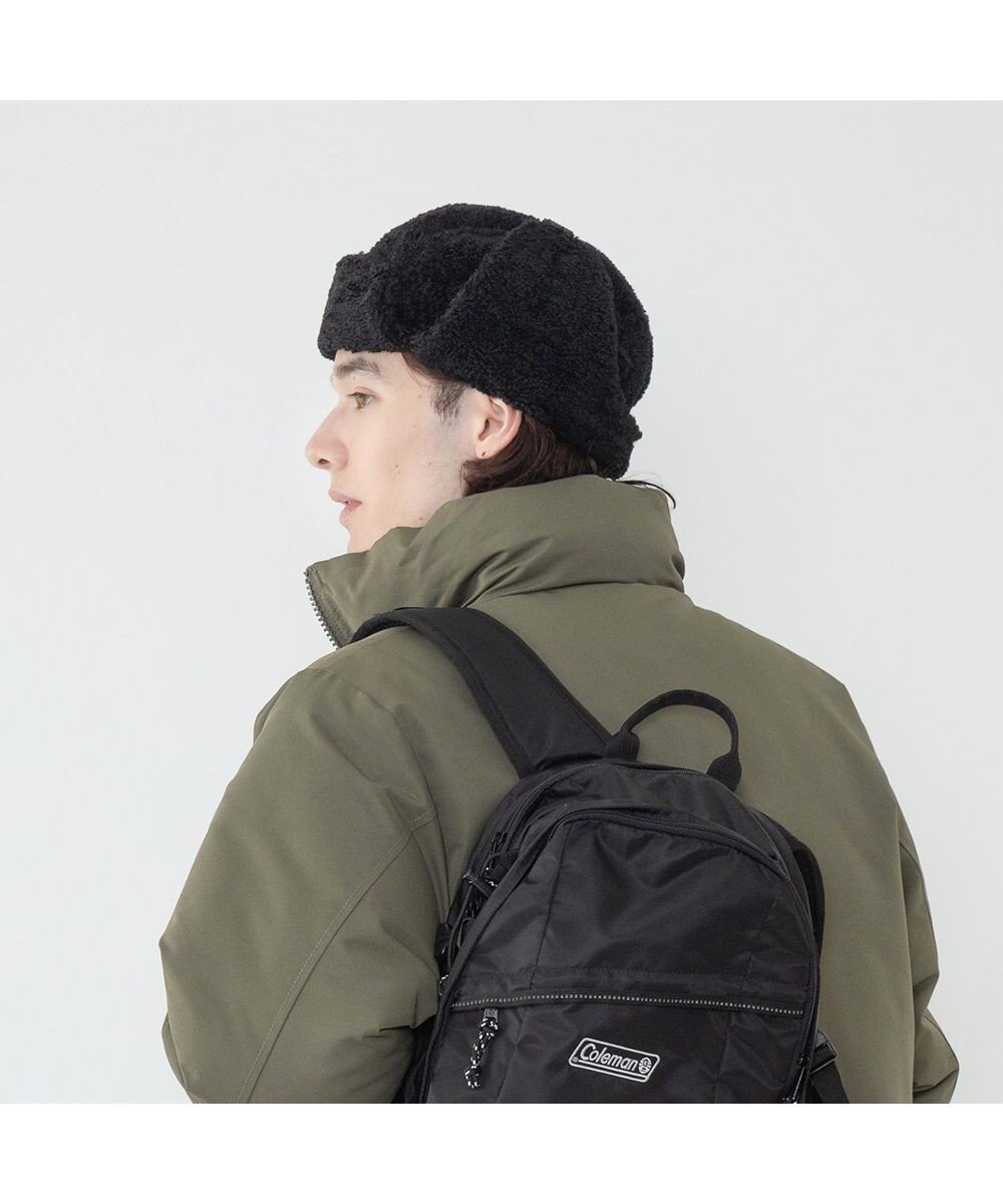 【林八百吉商店/HAYASHIYAOKICHI】のColeman シープボアアビエーター インテリア・キッズ・メンズ・レディースファッション・服の通販 founy(ファニー) 　ファッション　Fashion　レディースファッション　Fashion for Women　キャップ&ハット　Hats & Caps　おすすめ　Recommended / Our Picks　アウトドア　Outdoor Clothing　キャップ　Cap, Baseball Cap　冬　Winter / This Winter　帽子　Hat, Headwear　ビジネス 仕事 通勤　Business / Work / Commuting　防寒　Cold Protection, Winter-Ready　ブラック|ID: prp329100004731689 ipo3291000000034177054