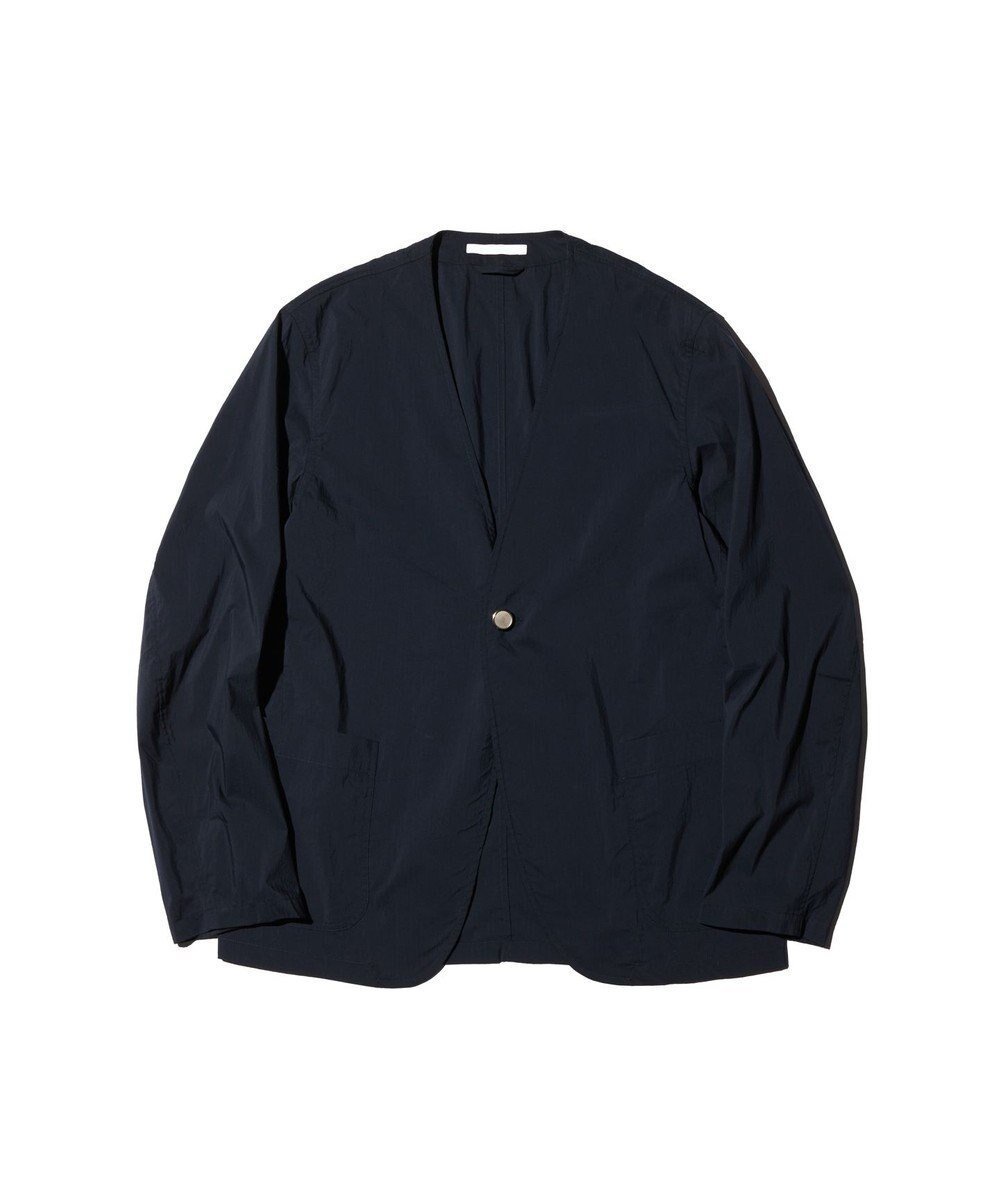 【ジェイ プレス/J.PRESS / MEN】の【J.PRESS ORIGINALS】Cotton Nylon Typewriter No Collar Jacket インテリア・キッズ・メンズ・レディースファッション・服の通販 founy(ファニー) ファッション Fashion メンズファッション Fashion for Men アウター Men's Coats Outerwear エレガント 上品 Elegant 春 Spring カーディガン Cardigan, Knitwear シンプル Simple, Minimal ジャケット Jacket, Outerwear フィット Fit, Slim Fit リラックス Relax, Relaxed Fit S/S・春夏 SS, Spring/Summer, Warm Season 夏 Summer ネイビー系|ID: prp329100004731713 ipo3291000000034177243