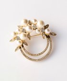 【ジェイ プレス/J.PRESS】のリースブーケ ブローチ ゴールド系|ID: prp329100004731726 ipo3291000000035860532
