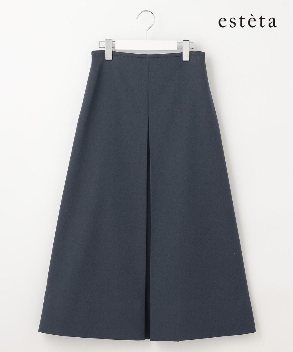 【23区/NIJYUSANKU】の【エステータ】ハードギャバジン スカート インテリア・キッズ・メンズ・レディースファッション・服の通販 founy(ファニー) 　ファッション　Fashion　レディースファッション　Fashion for Women　スカート　Skirts　冬　Winter / This Winter　コーティング　Coating, Coated Finish　シンプル　Simple, Minimal　ツイル　Twist, Twisted Detail　ハンド　Hand, Handmade　A/W・秋冬　Autumn/Winter　スチールブルー系|ID: prp329100004731730 ipo3291000000034178294