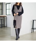 【自由区/JIYU-KU】の【リバーシブル・セットアップ対応・洗える】レーヨンストレッチリバーシブルニット ジャンパースカート 人気、トレンドファッション・服の通販 founy(ファニー) ファッション Fashion レディースファッション Fashion for Women セットアップ Matching Sets スカート・ミニ/ミディ/マキシ Skirts / Mini, Midi & Maxi Skirts インナー Innerwear エレガント 上品 Elegant シンプル Simple, Minimal ストレッチ Stretch, Stretchy Fabric ストレート Straight, Straight Cut セットアップ Set-Up, Coordinated Outfit リバーシブル Reversible, Two-Sided ワイド Wide, Wide Fit 洗える Machine Washable 無地 Plain, Solid Color A/W・秋冬 Autumn/Winter 軽量 Lightweight, Ultra Light thumbnail ブラック×ココア|ID: prp329100004731745 ipo3291000000034178427