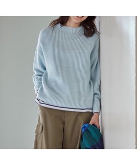 【23区/NIJYUSANKU】 【SLOW/一部店舗限定】ウールナイロン ニット人気、トレンドファッション・服の通販 founy(ファニー) ファッション Fashion レディースファッション Fashion for Women トップス・カットソー Cut & Sew Tops ニット Knit Tops & Sweaters 畦 Ribbed Knit ショルダー Shoulder, Shoulder Strap シンプル Simple, Minimal セーター Sweater, Knitwear ベーシック Basic, Essential ミドル Middle Length, Mid Height A/W・秋冬 Autumn/Winter 2023年 2023 2023-2024秋冬・A/W Autumn/Winter 2023–24 AW23–24 |ID:prp329100004731749