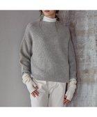 【23区/NIJYUSANKU】の【SLOW/一部店舗限定】ウールナイロン ニット 人気、トレンドファッション・服の通販 founy(ファニー) ファッション Fashion レディースファッション Fashion for Women トップス・カットソー Cut & Sew Tops ニット Knit Tops & Sweaters 畦 Ribbed Knit ショルダー Shoulder, Shoulder Strap シンプル Simple, Minimal セーター Sweater, Knitwear ベーシック Basic, Essential ミドル Middle Length, Mid Height A/W・秋冬 Autumn/Winter 2023年 2023 2023-2024秋冬・A/W Autumn/Winter 2023–24 AW23–24 thumbnail ライトグレー系|ID: prp329100004731749 ipo3291000000034178512