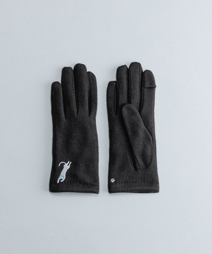 【オルクベット/ORuKuBET】のおひるねねこ刺繍ジャージグローブ(WOMEN)【タッチパネル対応】 インテリア・キッズ・メンズ・レディースファッション・服の通販 founy(ファニー) https://founy.com/ ファッション Fashion レディースファッション Fashion for Women 手袋 Gloves & Mittens アクリル Acrylic Material スマート Smart, Elegant スリット Slit, Slit Detail A/W・秋冬 Autumn/Winter |ID: prp329100004731844 ipo3291000000035911432