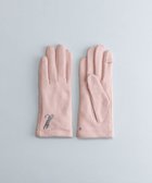 【オルクベット/ORuKuBET】のおひるねねこ刺繍ジャージグローブ(WOMEN)【タッチパネル対応】 ピンク|ID: prp329100004731844 ipo3291000000035911437