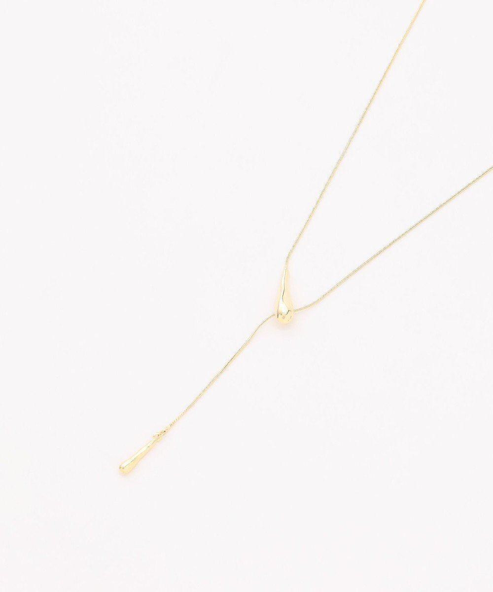 【エニー/ANY】のドロップラリエットネックレス インテリア・キッズ・メンズ・レディースファッション・服の通販 founy(ファニー) 　ファッション　Fashion　レディースファッション　Fashion for Women　ジュエリー　Jewelry　ネックレス　Necklaces & Pendants　アクセサリー　Fashion Accessories　シルバー　Silver, Metallic Silver　シンプル　Simple, Minimal　トレンド　Trend, Trending Now　ネックレス　Necklace, Pendant Necklace　A/W・秋冬　Autumn/Winter　再入荷　Restock / Back in Stock　ゴールド|ID: prp329100004731893 ipo3291000000036288004