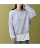 【エニー/ANY】のレーシーネットニット ライトブルー|ID: prp329100004731895 ipo3291000000034179737