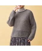 【エニー/ANY】のレーシーネットニット チャコール|ID: prp329100004731895 ipo3291000000034179739