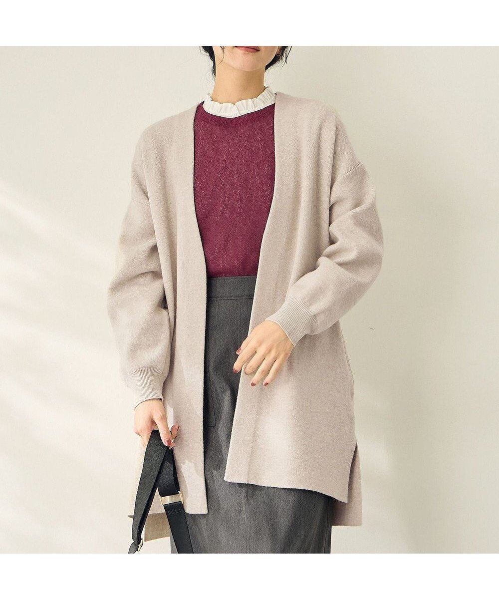 【エニー/ANY】のトッパーニットカーデガン 人気、トレンドファッション・服の通販 founy(ファニー) ファッション Fashion レディースファッション Fashion for Women トップス・カットソー Cut & Sew Tops ニット Knit Tops & Sweaters カーディガン・羽織り Layered Style Cardigans アクリル Acrylic Material カーディガン Cardigan, Knitwear ストレッチ Stretch, Stretchy Fabric スリット Slit, Slit Detail 洗える Machine Washable A/W・秋冬 Autumn/Winter 防寒 Cold Protection, Winter-Ready other-1|ID: prp329100004731898 ipo3291000000034179756