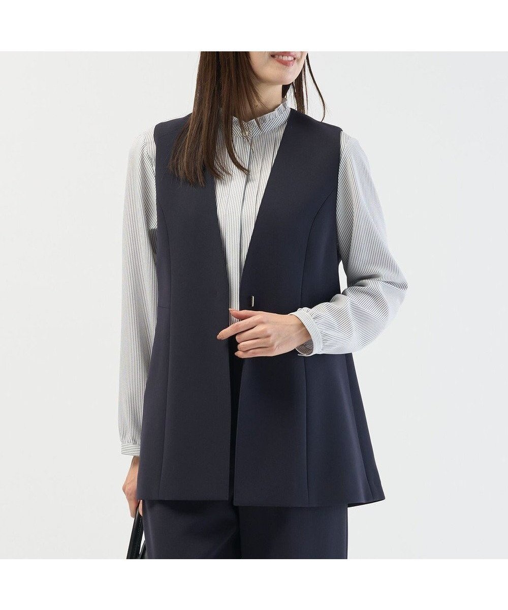 【ジェイ プレス/J.PRESS】の【セットアップ対応】セラテリーダブルクロス ジレ 人気、トレンドファッション・服の通販 founy(ファニー) ファッション Fashion レディースファッション Fashion for Women アウター Coat / Outerwear Collection レディースジャケット・軽アウター Jackets インナー Innerwear 洗える Machine Washable カットソー Cut and Sewn Top 抗菌 Antibacterial, Bacteria-Resistant ジャケット Jacket, Outerwear ストレッチ Stretch, Stretchy Fabric セットアップ Set-Up, Coordinated Outfit トレンド Trend, Trending Now ペプラム Peplum, Flared Hem ロング Long, Long-Length A/W・秋冬 Autumn/Winter S/S・春夏 SS, Spring/Summer, Warm Season おすすめ Recommended / Our Picks 夏 Summer エレガント 上品 Elegant other-1|ID: prp329100004731900 ipo3291000000034319750