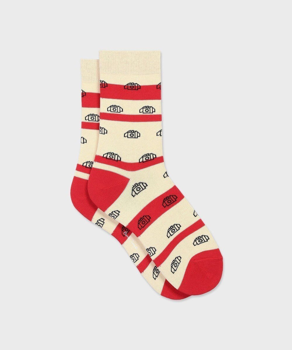 【ポール スミス/Paul Smith】のLee Camera ソックス インテリア・キッズ・メンズ・レディースファッション・服の通販 founy(ファニー) ファッション Fashion レディースファッション Fashion for Women ソックス&靴下 Socks & Hosiery レッグウェア・ストッキング Legwear & Hosiery おすすめ Recommended / Our Picks イラスト Illustration カメラ Camera Accessories ギフト プレゼント Gift / Present シンプル Simple, Minimal スニーカー Sneakers, Trainers ソックス Socks, Hosiery ボーダー Border, Stripe モチーフ Motif, Design Theme ライトベージュ|ID: prp329100004731919 ipo3291000000034179940