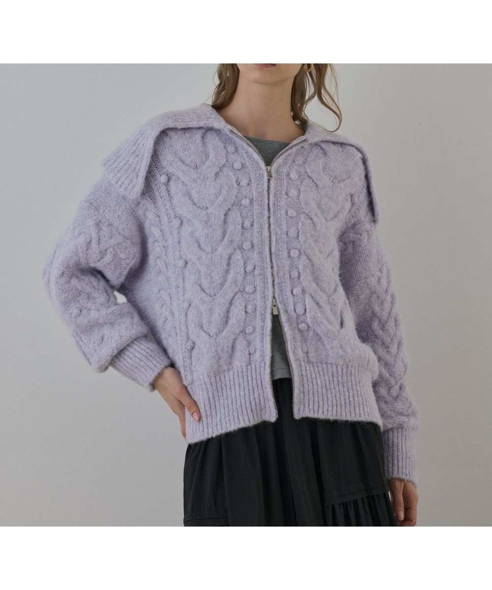 【グレース コンチネンタル/GRACE CONTINENTAL】のヘアリーニットコクーンジャケット インテリア・キッズ・メンズ・レディースファッション・服の通販 founy(ファニー) ファッション Fashion レディースファッション Fashion for Women アウター Coat / Outerwear Collection レディースジャケット・軽アウター Jackets ジャケット Jacket, Outerwear フェミニン Feminine, Girly リラックス Relax, Relaxed Fit ワイド Wide, Wide Fit A/W・秋冬 Autumn/Winter ラベンダー|ID: prp329100004731924 ipo3291000000035797787