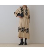 【グレース コンチネンタル/GRACE CONTINENTAL】のエンブロイダリーカフタンワンピース 人気、トレンドファッション・服の通販 founy(ファニー) ファッション Fashion レディースファッション Fashion for Women ワンピース Dresses オックス Oxford Fabric バランス Balance, Style Balance A/W・秋冬 Autumn/Winter thumbnail ベージュ|ID: prp329100004731929 ipo3291000000034179993