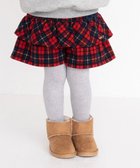 【ミキハウスホットビスケッツ/MIKI HOUSE HOT BISCUITS / KIDS】の【80-120cm】 チェック柄 キュロットスカート 人気、トレンドファッション・服の通販 founy(ファニー) ファッション Fashion キッズファッション Fashion for Kids おすすめ Recommended / Our Picks ガーリー Girly, Feminine Style タイツ Tights, Legwear チェック Check, Plaid, Tartan フリル Frill, Ruffle 吸水 Absorbent, Quick-Dry A/W・秋冬 Autumn/Winter thumbnail 赤|ID: prp329100004733015 ipo3291000000034188084