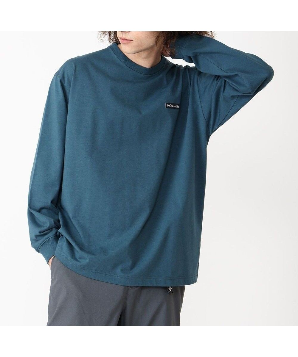 【コロンビア/Columbia / MEN】のColumbia/ ニューファウンドガーデンロングスリーブTシャツ /コロンビア インテリア・キッズ・メンズ・レディースファッション・服の通販 founy(ファニー) 　ファッション　Fashion　メンズファッション　Fashion for Men　トップス・カットソー　Cut & Sew Tops　メンズシャツ　Shirts　おすすめ　Recommended / Our Picks　カットソー　Cut and Sewn Top　スリーブ　Sleeve, Long Sleeve / Short Sleeve　フィット　Fit, Slim Fit　ベーシック　Basic, Essential　リラックス　Relax, Relaxed Fit　ロング　Long, Long-Length　ワンポイント　One Point, Statement Accent　夏　Summer　S/S・春夏　SS, Spring/Summer, Warm Season　A/W・秋冬　Autumn/Winter　Everblue|ID: prp329100004733017 ipo3291000000034188104