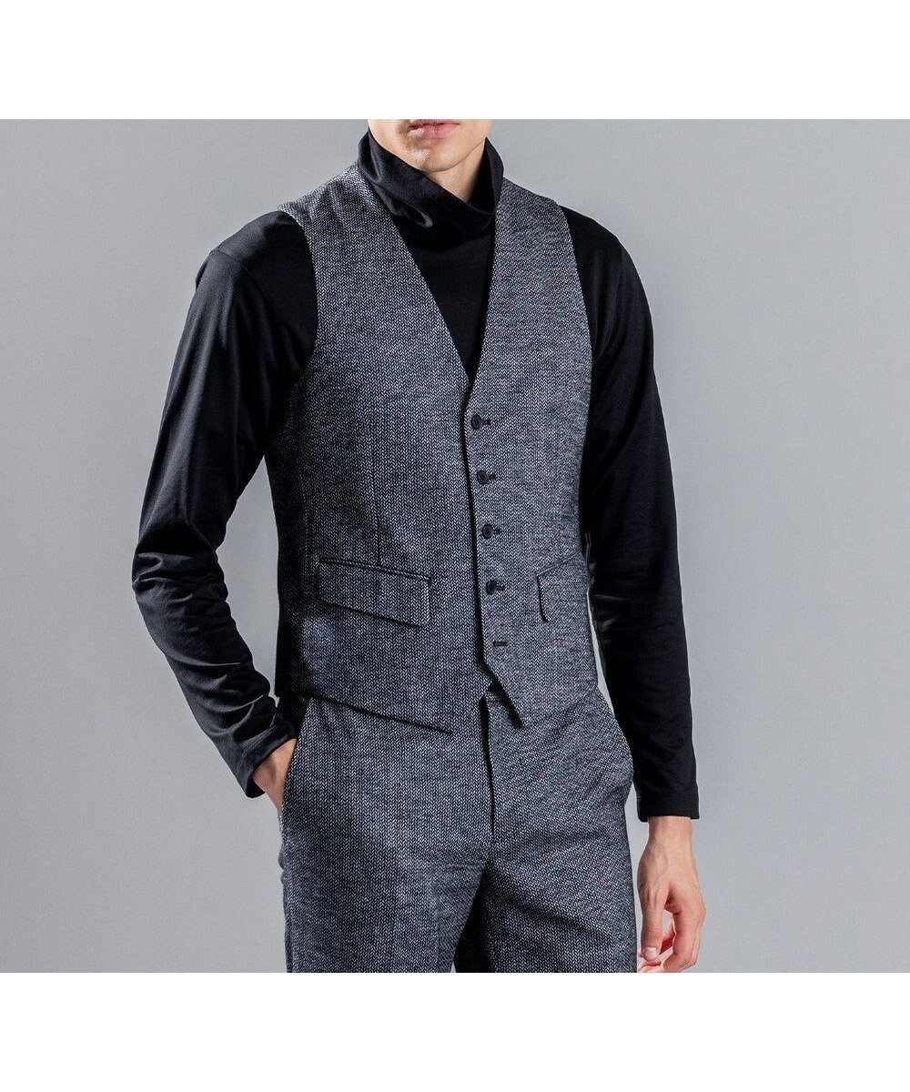 【ジョゼフ オム/JOSEPH HOMME / MEN】のドビージャーシー ジレ インテリア・キッズ・メンズ・レディースファッション・服の通販 founy(ファニー) 　ファッション　Fashion　メンズファッション　Fashion for Men　アウター　Men's Coats Outerwear　インナー　Innerwear　軽量　Lightweight, Ultra Light　シェイプ　Shape, Slim Fit　ジャケット　Jacket, Outerwear　ストレッチ　Stretch, Stretchy Fabric　雑誌　Magazine, Fashion Magazine　フラップ　Flap, Flap Pocket　フロント　Front, Front Design　ベーシック　Basic, Essential　ポケット　Pocket, Pocket Detail　A/W・秋冬　Autumn/Winter　おすすめ　Recommended / Our Picks　ビジネス 仕事 通勤　Business / Work / Commuting　ライトグレー系|ID: prp329100004733024 ipo3291000000034188222