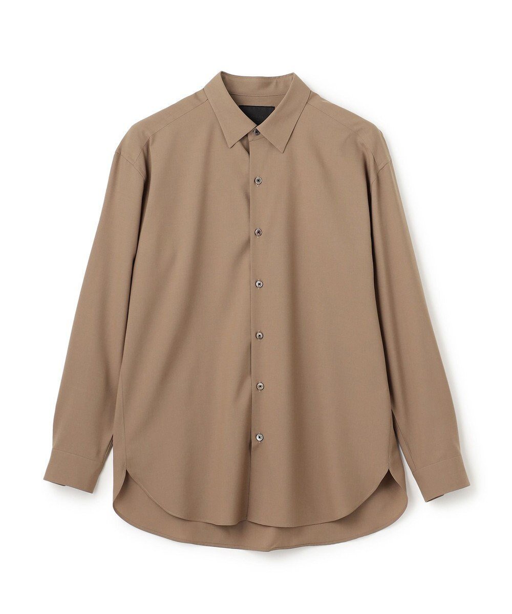 【ジョゼフ オム/JOSEPH HOMME / MEN】の【HIGH GRADE LINE】テックウールポプリン レギュラーカラーシャツ インテリア・キッズ・メンズ・レディースファッション・服の通販 founy(ファニー) ファッション Fashion メンズファッション Fashion for Men トップス・カットソー Cut & Sew Tops メンズシャツ Shirts ウォッシャブル Machine Washable フォルム Silhouette, Form ラグジュアリー Luxury, Elegant A/W・秋冬 Autumn/Winter ベージュ系|ID: prp329100004733026 ipo3291000000034188242