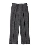 【ジェイ プレス/J.PRESS / MEN】の【J.PRESS ORIGINALS】WOOL/LINEN TWEED PIPED STEM SLACKS グレー系1|ID: prp329100004733028 ipo3291000000034188258