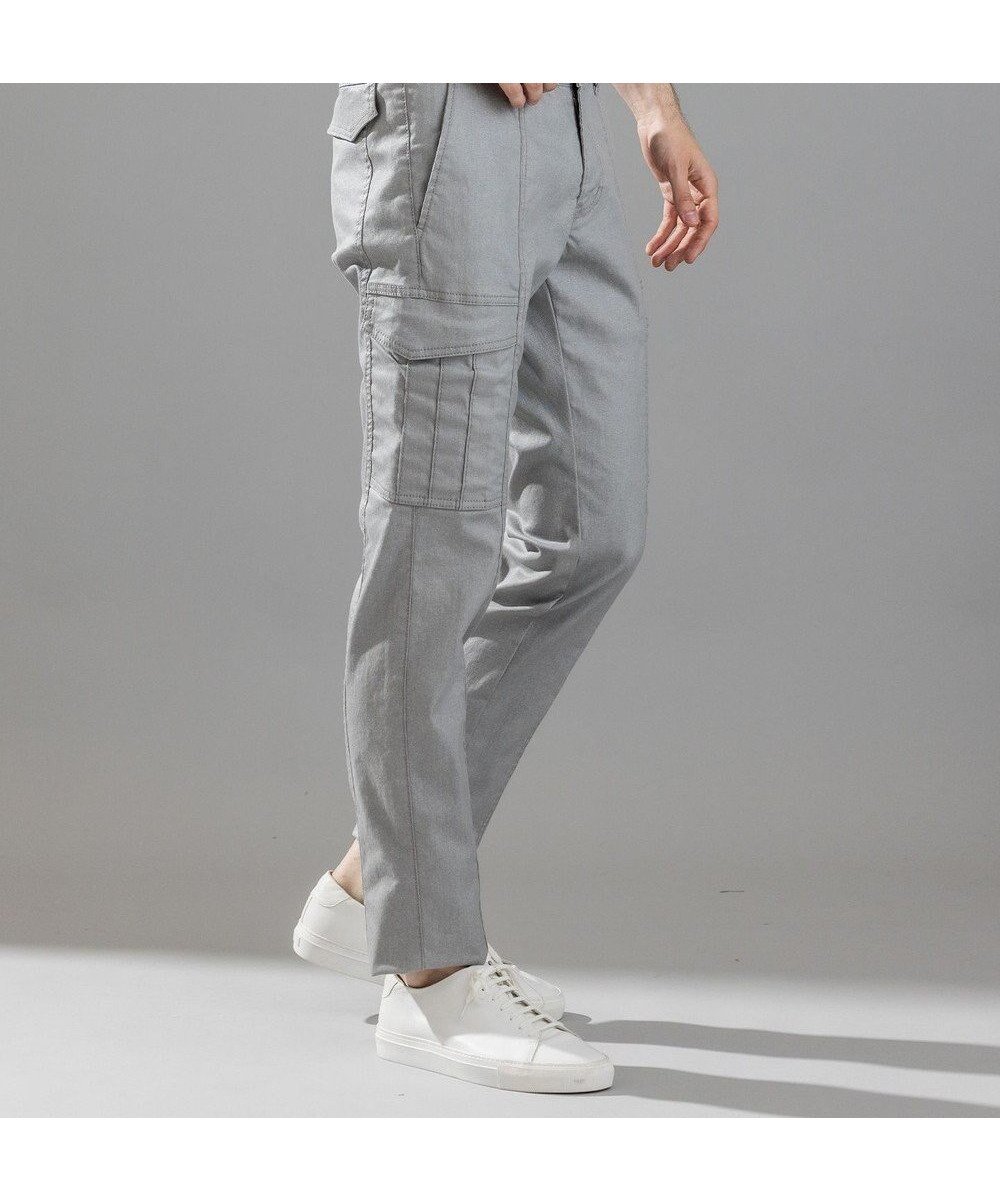 【ジョゼフ オム/JOSEPH HOMME / MEN】の新型【抜群のストレッチ性/光沢素材】ハイパワーソフトストレッチ デザインパンツ/ STICK DESIGN インテリア・キッズ・メンズ・レディースファッション・服の通販 founy(ファニー) 　ファッション　Fashion　メンズファッション　Fashion for Men　ボトムス　Bottoms　コーティング　Coating, Coated Finish　ストレッチ　Stretch, Stretchy Fabric　ストレート　Straight, Straight Cut　スリム　Slim, Slim Fit　デニム　Denim, Jeans Material　人気　Popular, Best Seller　ポケット　Pocket, Pocket Detail　ワーク　Workwear, Utility Style　A/W・秋冬　Autumn/Winter　S/S・春夏　SS, Spring/Summer, Warm Season　夏　Summer　ライトグレー系|ID: prp329100004733031 ipo3291000000034188264